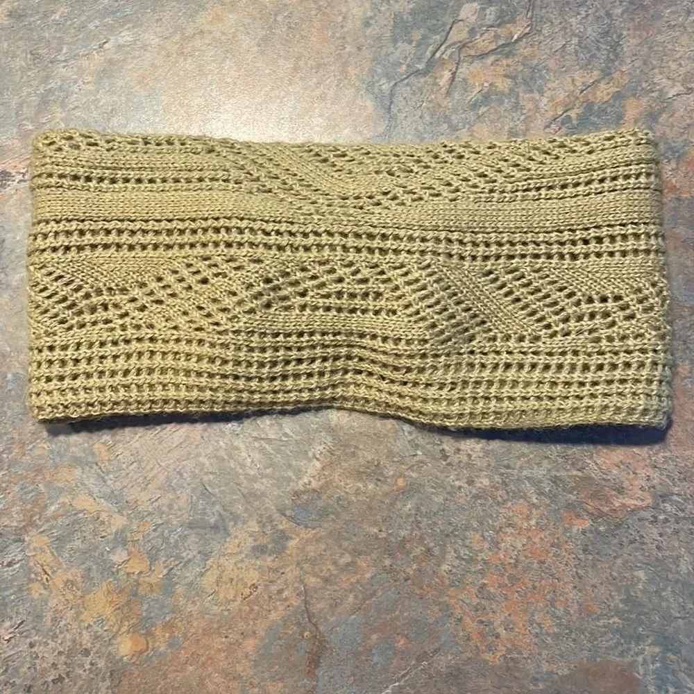 Pistil Wide Acrylic Olive Green Headband